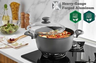 Saflon Titanium Nonstick 10 Piece Cookware Set