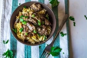 Healthier Beef Stroganoff Recipe (Classic and Easy) in 25 Minutes